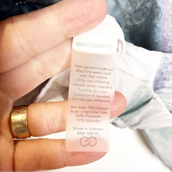 CALIA | Carrie Underwood Jacket Full Zip Lined Airbrush Multicolor - Picture 6 of 6